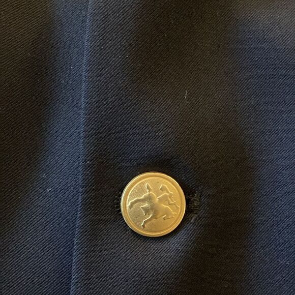 Hart Schaffner Marx 1887 Navy Blue Wool 2 Button Blazer Jacket. Size 41R. - Picture 3 of 10